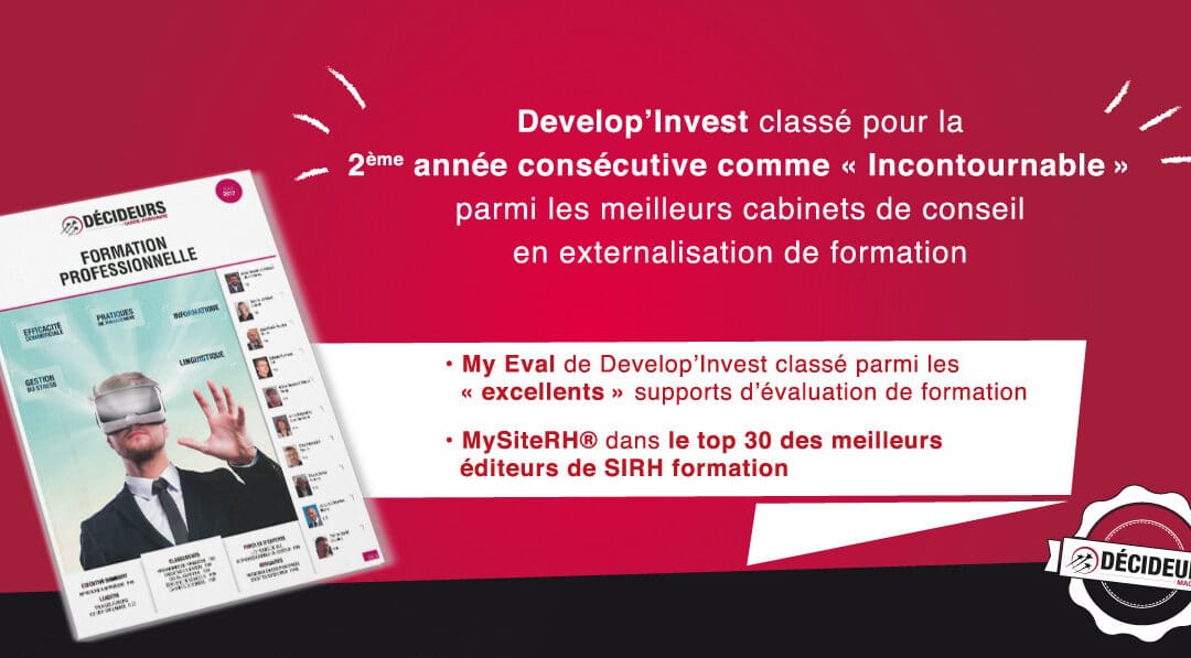Develop’Invest en pole position