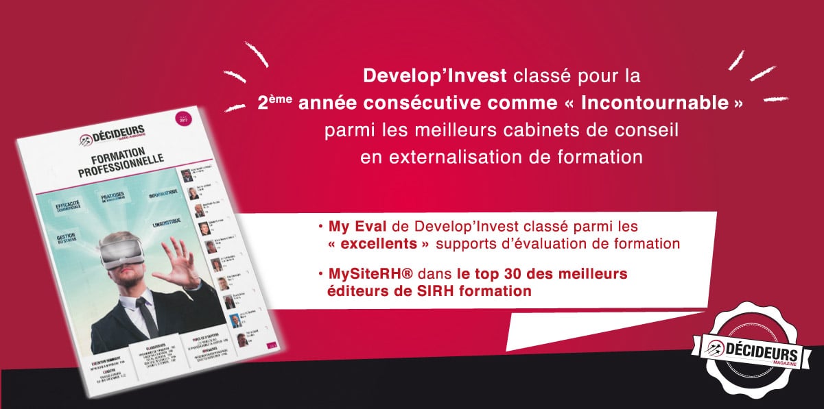Develop’Invest en pole position